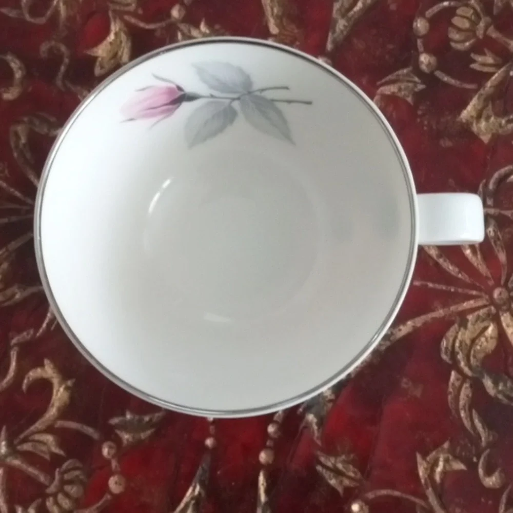 Vintage Bundle 9 Bridal Rose Syracuse Tea Coffee Cups & Saucers Fine China USA